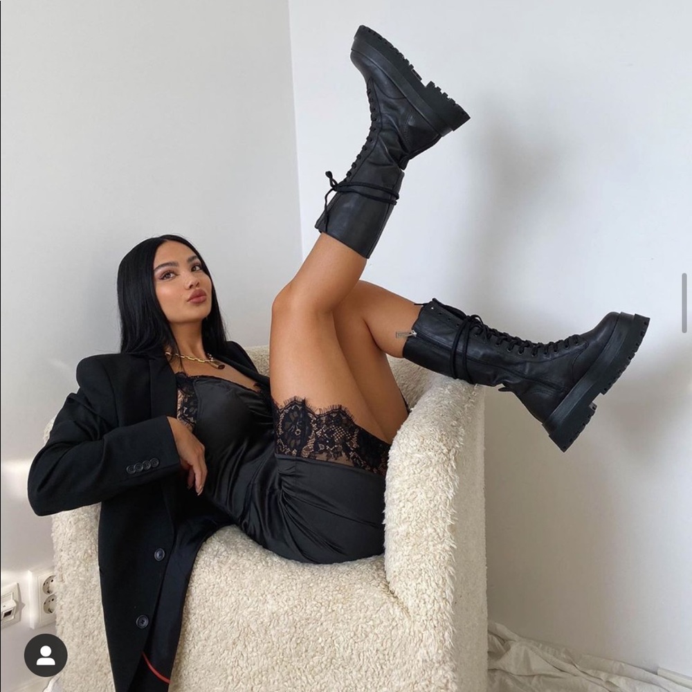 ISO!! ZARA LUG SOLE BOOTS